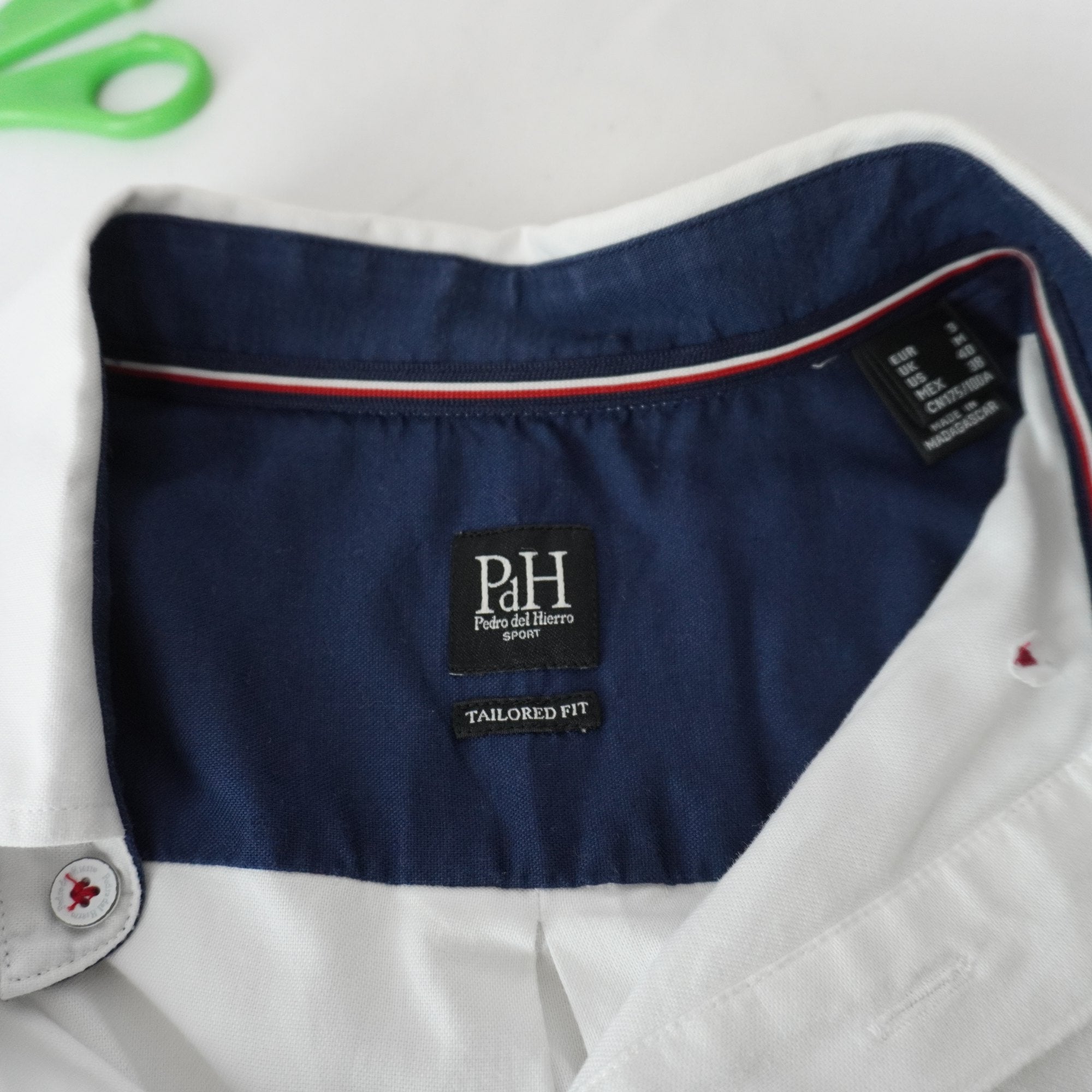 Camisa de Vestir Pedro del Hierro para Hombre Usada - Blanca, M