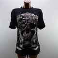 Camiseta de Manga Corta Roberto Cavalli para Mujer - Negro, L, Usada en Muy Buen Estado