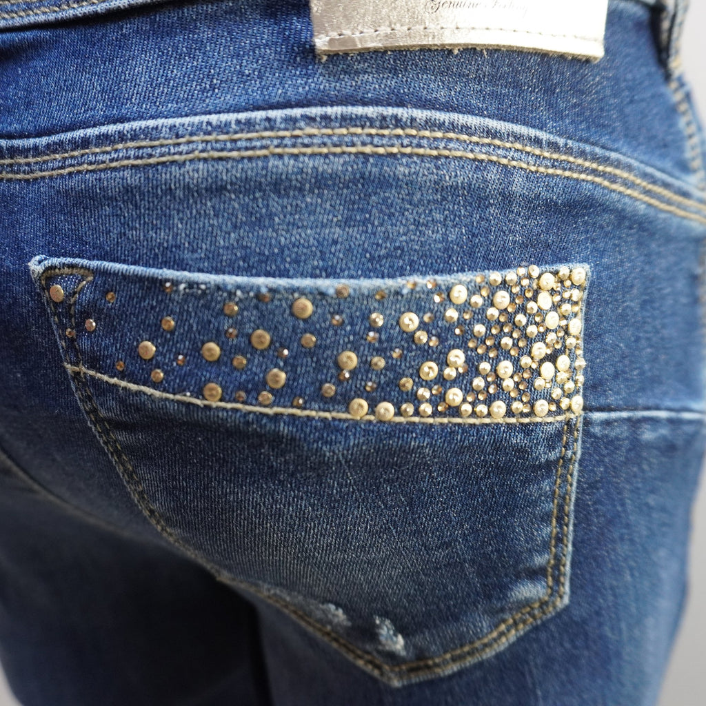 Vaqueros Kocca para Mujer Usados - Azul, Mediano (M)