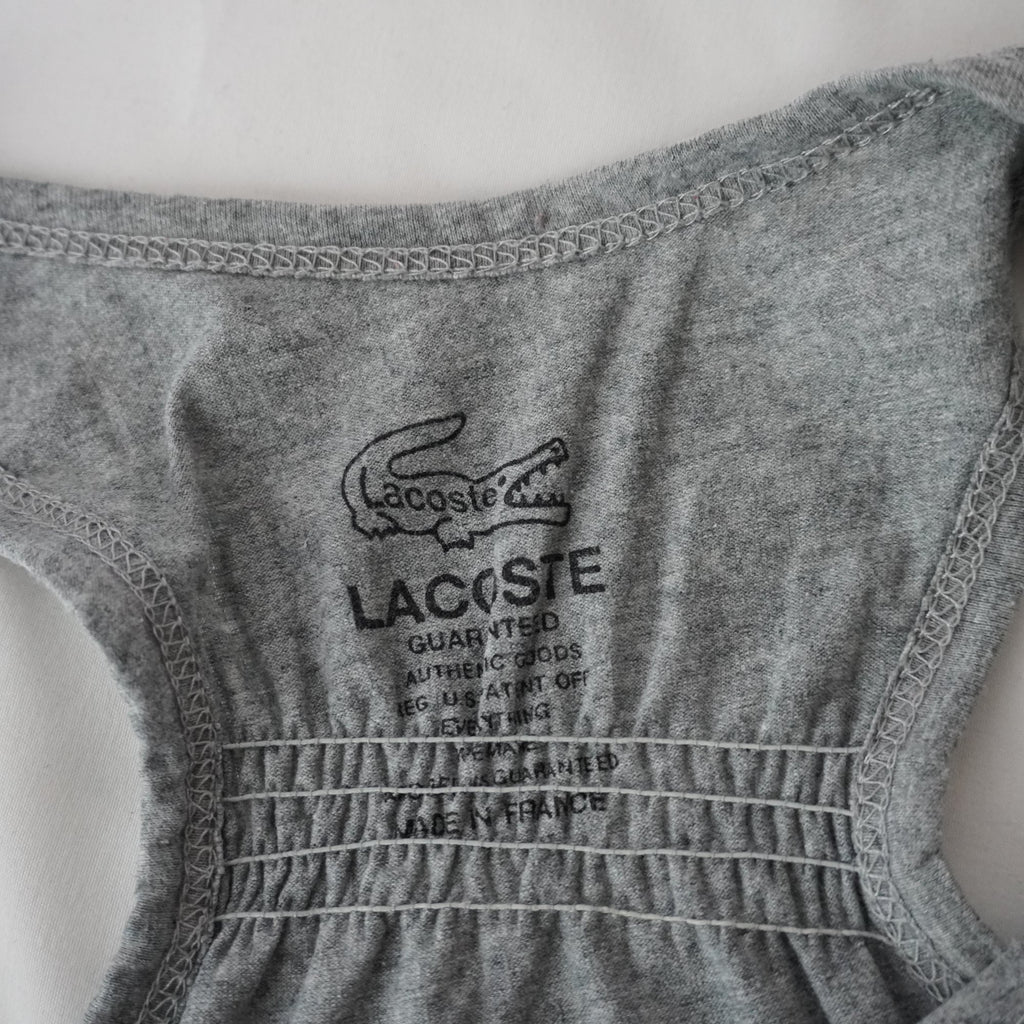 Camiseta Lacoste para Mujer Usada - Gris, M