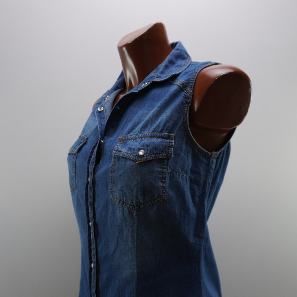 Camisa Henley Stradivarius para Mujer Usada - Azul, M