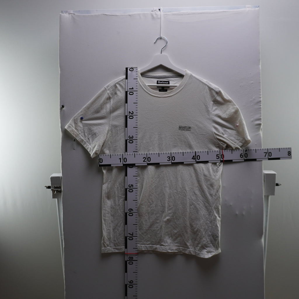 Camiseta Barbour para Hombre Usada - Blanca, XL