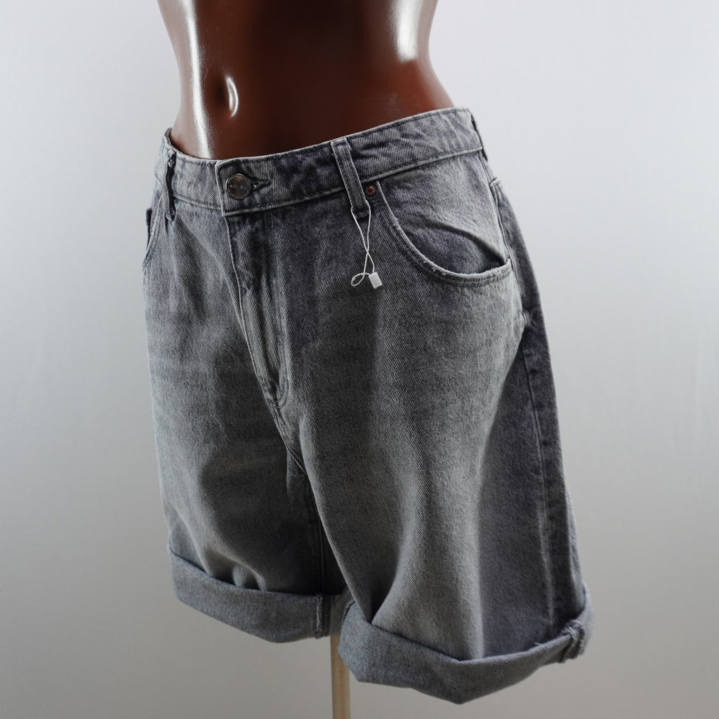 Pantalones Cortos Vaqueros Amisu para Mujer Usados - Gris, XXL