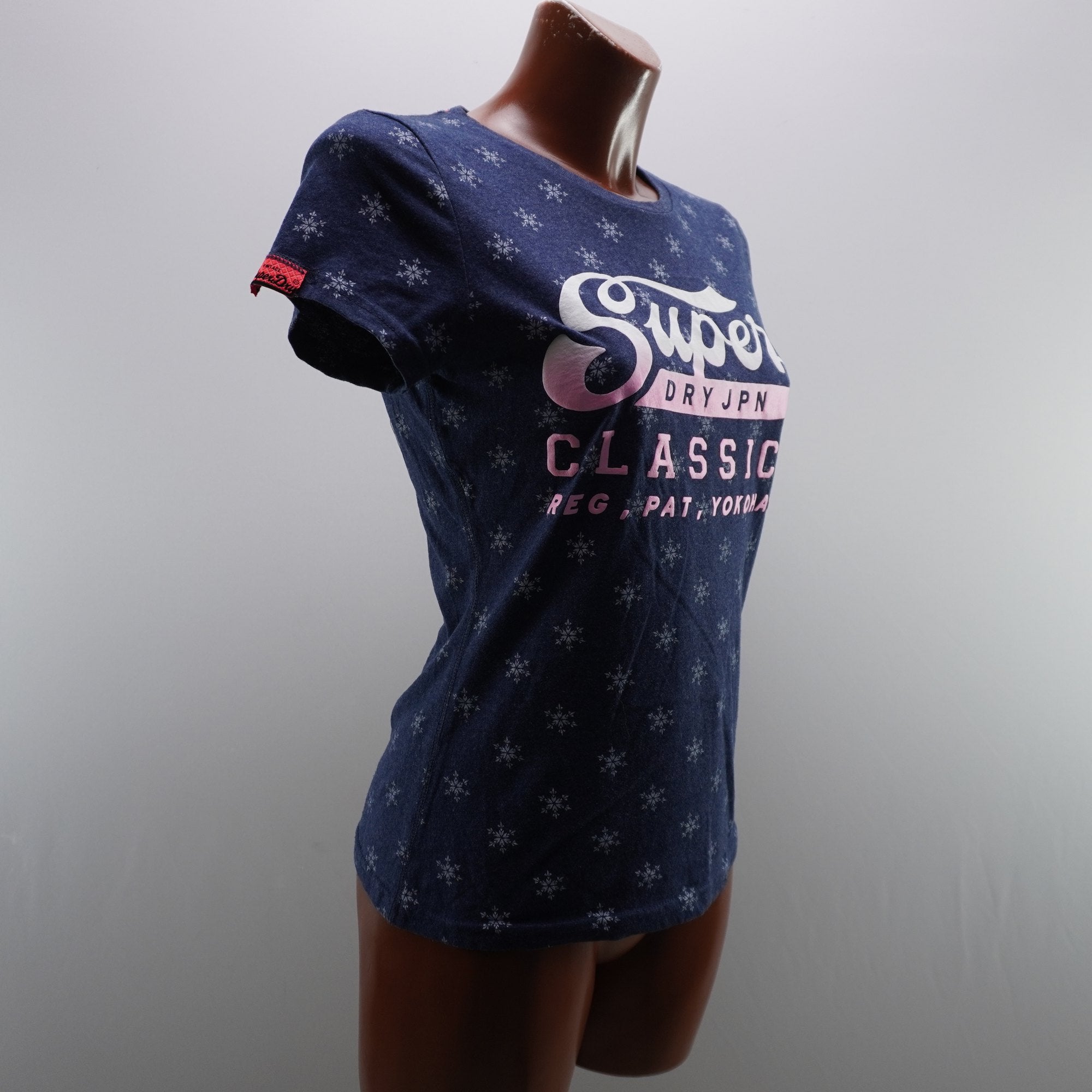 Camiseta Superdry para Mujer Usada - Azul, Mediano (M)