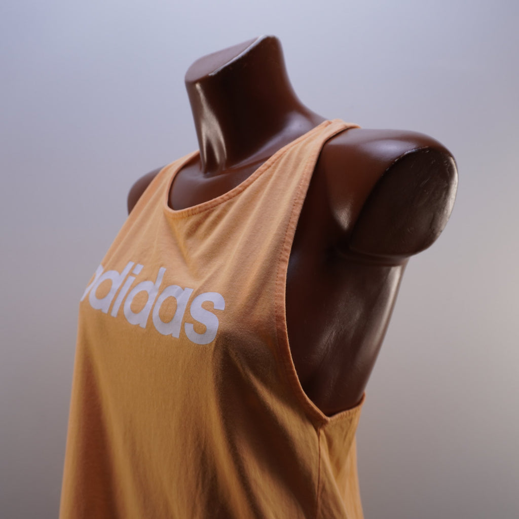 Camiseta sin Mangas Adidas para Mujer - Amarillo, XL (Usado en Muy Buen Estado)