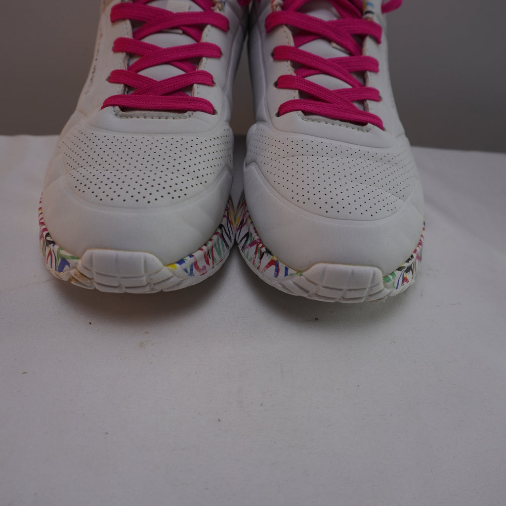 Zapatillas Skechers para Mujer Usadas - Blancas, Talla 39