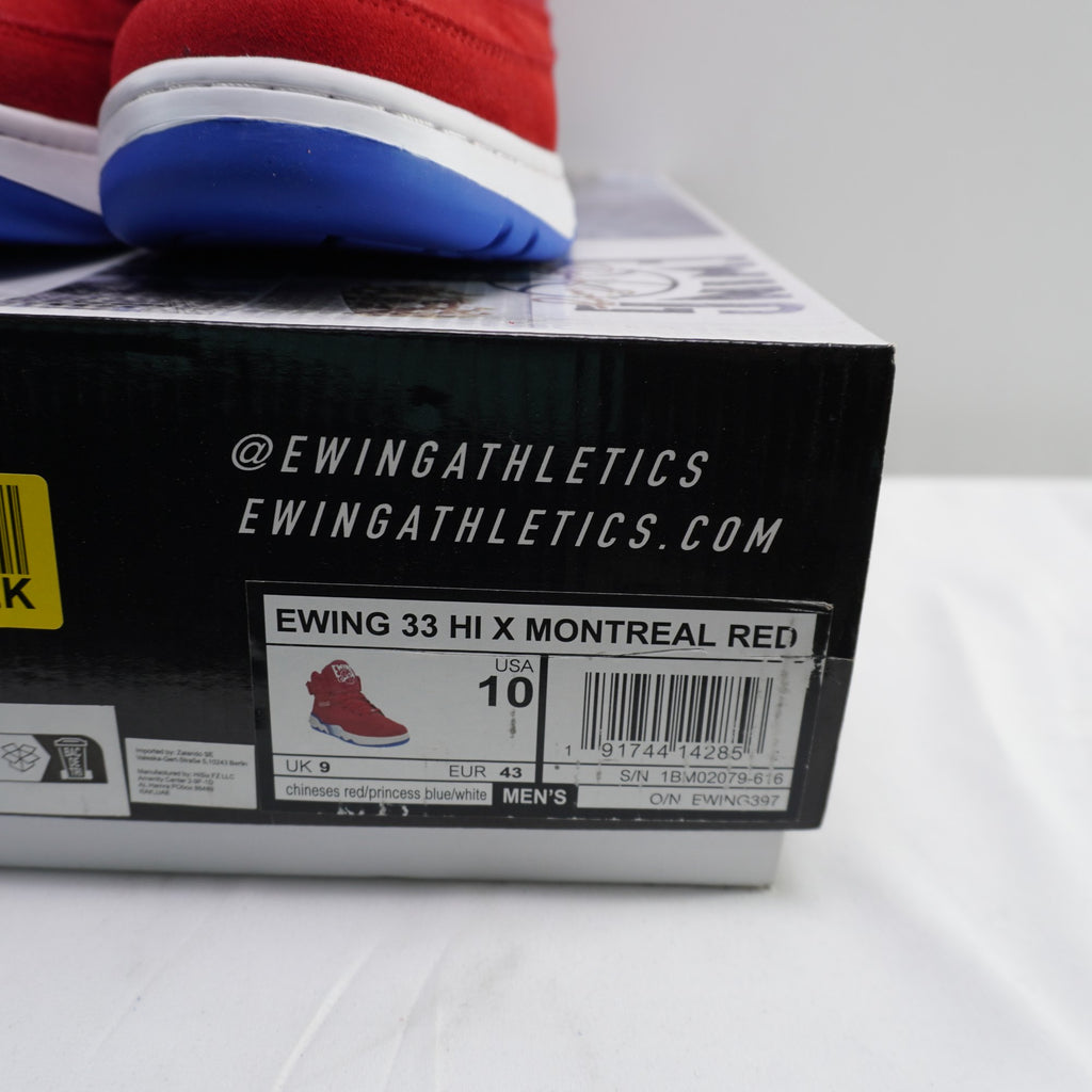 Zapatillas Patrick Ewing 33 para Hombre Usadas - Rojo, Talla 43