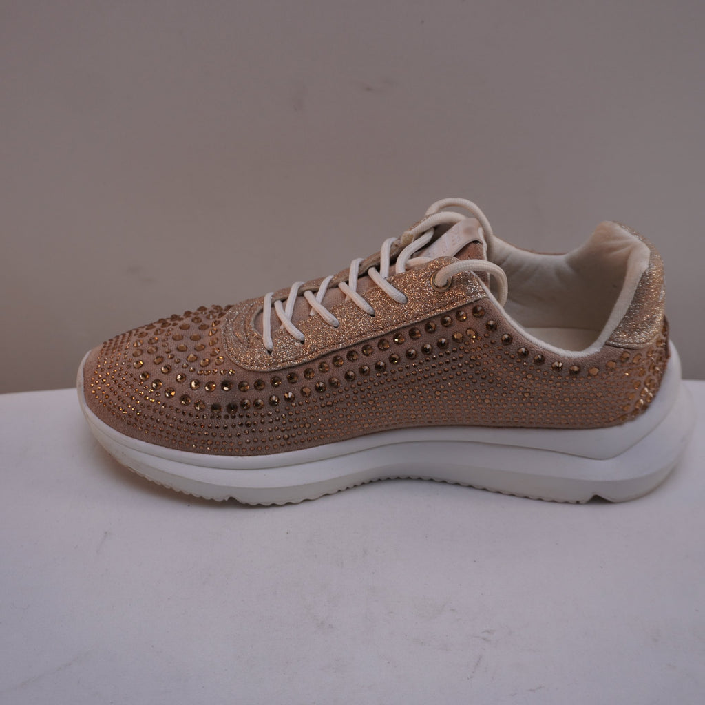 Zapatillas Guess para Mujer Usadas - Dorado, Talla 39