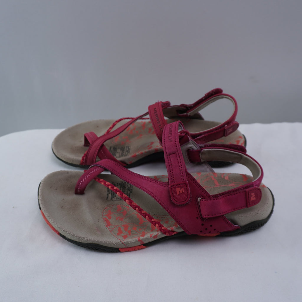 Sandalias Merrell para Mujer Usadas - Rojas, Talla 38