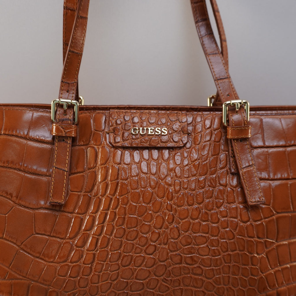 Bolso Baguette Guess para Mujer Usado - Marrón, Muy Buen Estado