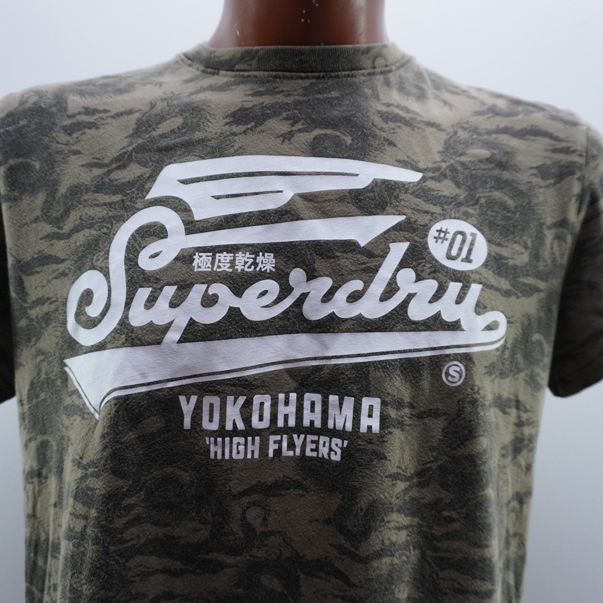 Camiseta Superdry para Hombre Usada - Verde, XXL