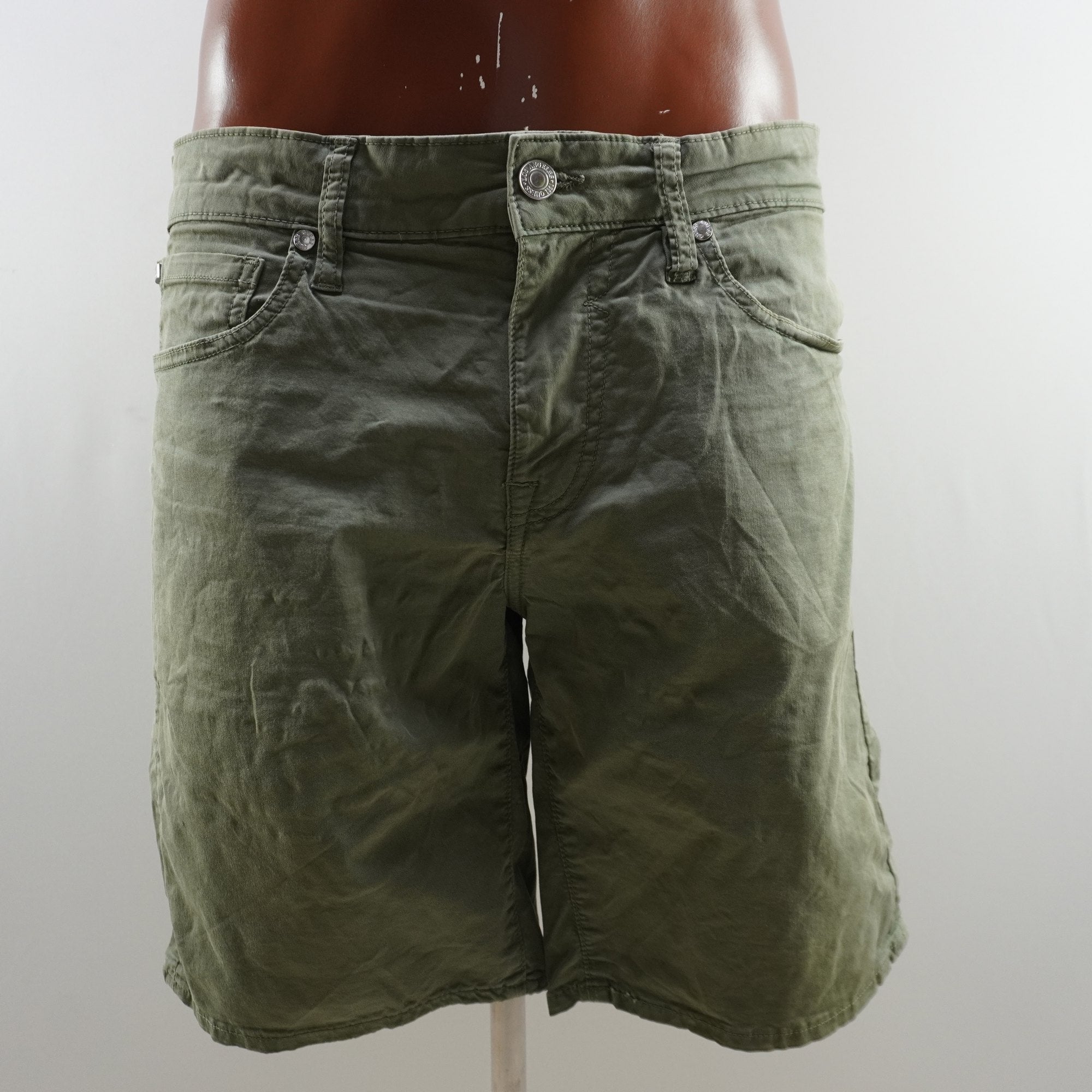 Pantalones Cortos Vaqueros Guess para Hombre Usados - Verde, M