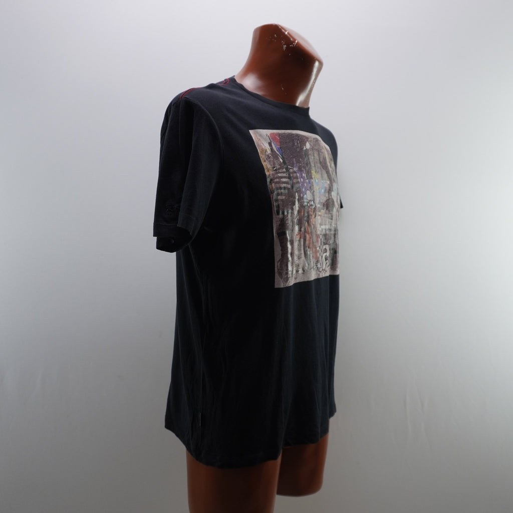 Camiseta de Manga Corta El Niño para Mujer Usada - Negra, L