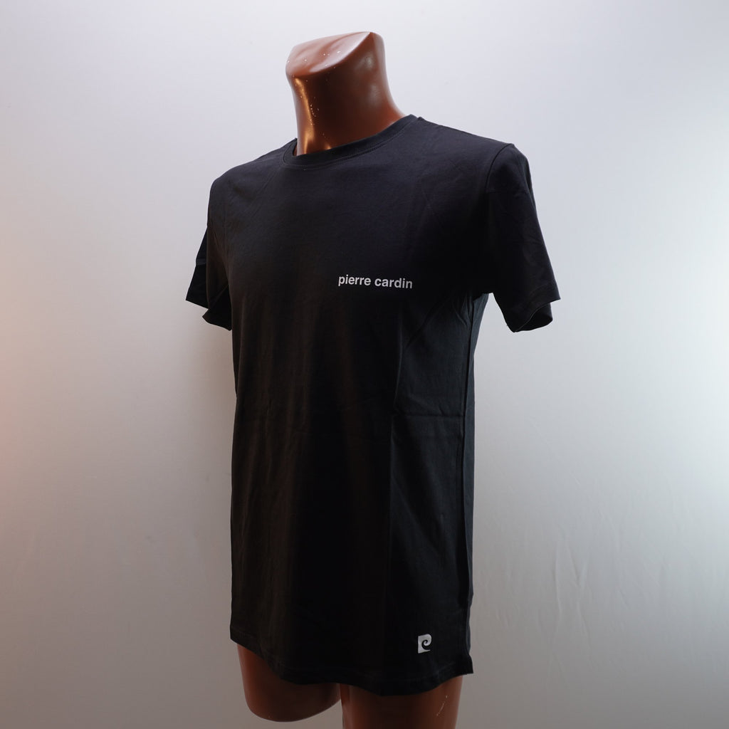 Camiseta de Manga Corta Pierre Cardin para Hombre Usada - Negra, M