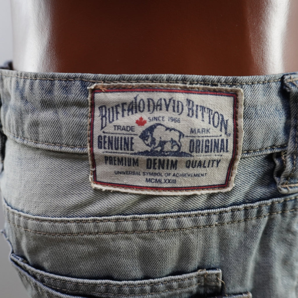 Pantalones Cortos Vaqueros Buffalo para Hombre Usados - Azul, XL