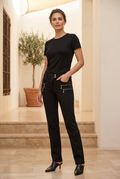 Vaqueros Balmain para Mujer en Negro - Talla L, Usados en Muy Buen Estado