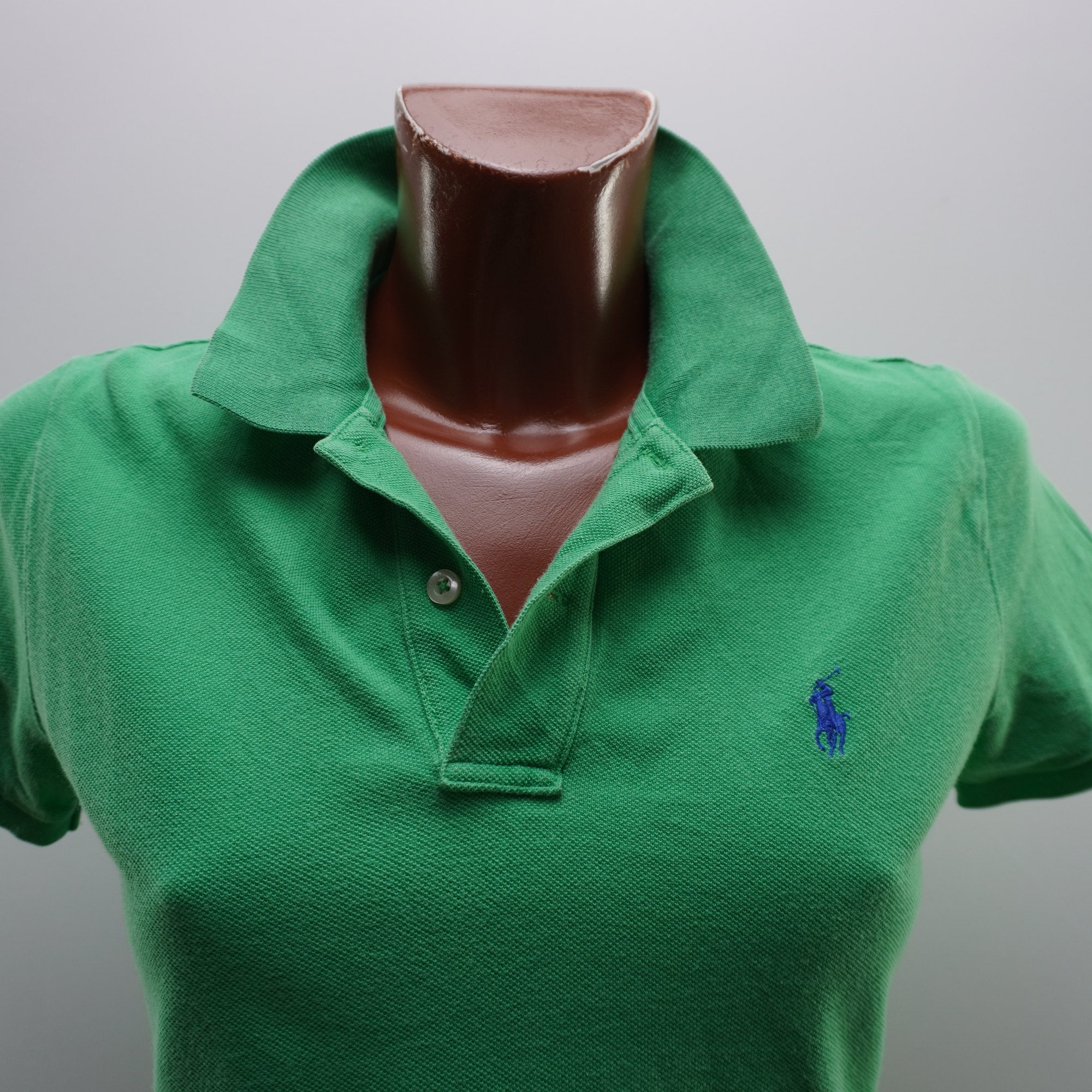 Camiseta de Manga Corta Ralph Lauren para Mujer - Verde, L (Usada en Muy Buen Estado)