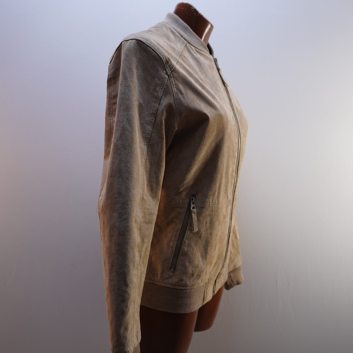 Chaqueta Bomber EDC para Mujer Usada - Beige, S