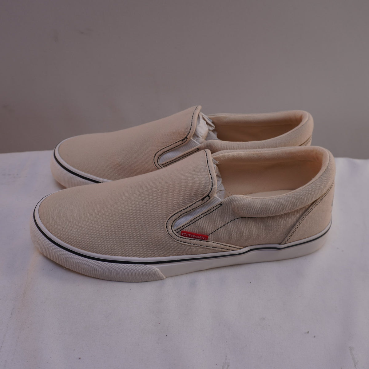Zapatillas Citroën para Hombre Usadas - Beige, Talla 44