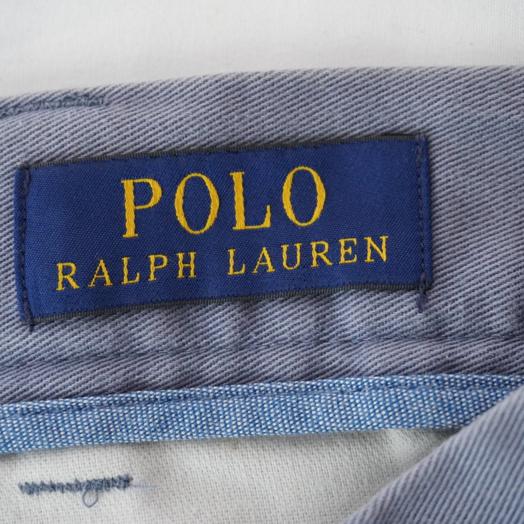 Pantalones Cortos Chinos Ralph Lauren para Hombre - Gris, XL, Usados en Muy Buen Estado