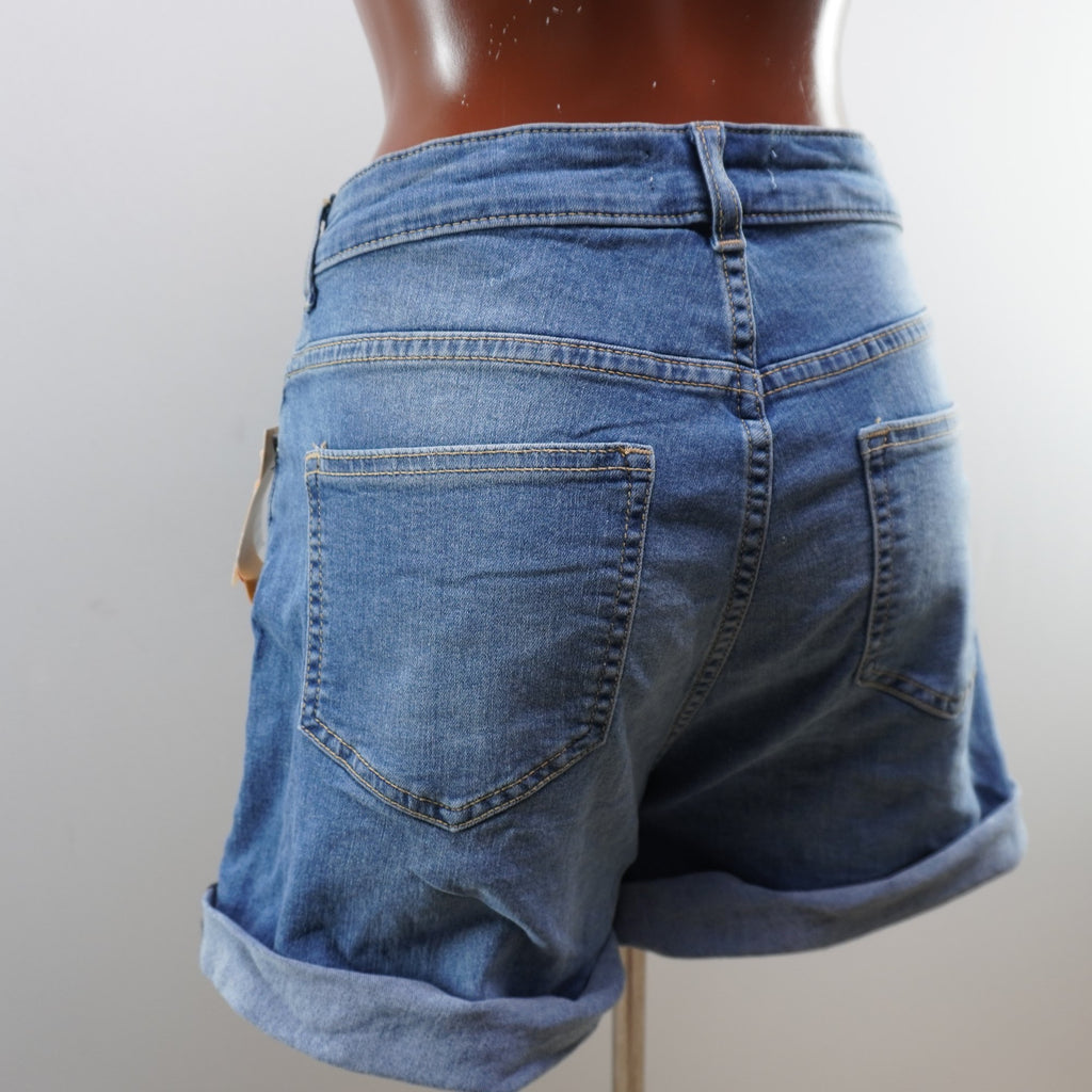 Pantalones Cortos Vaqueros H&M para Mujer Usados - Azul, XXL