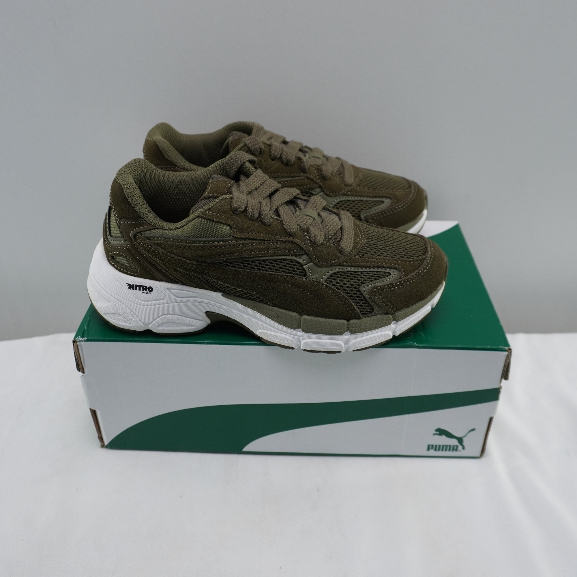 Zapatillas Puma para Mujer Usadas - Verde, 35.5