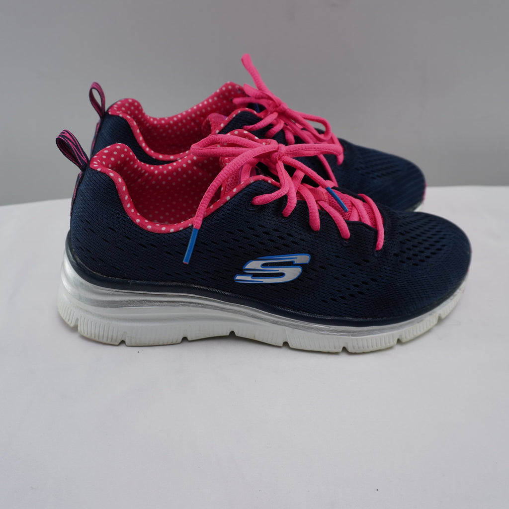 Zapatillas Skechers para Mujer Usadas - Azul Marino, Talla 39