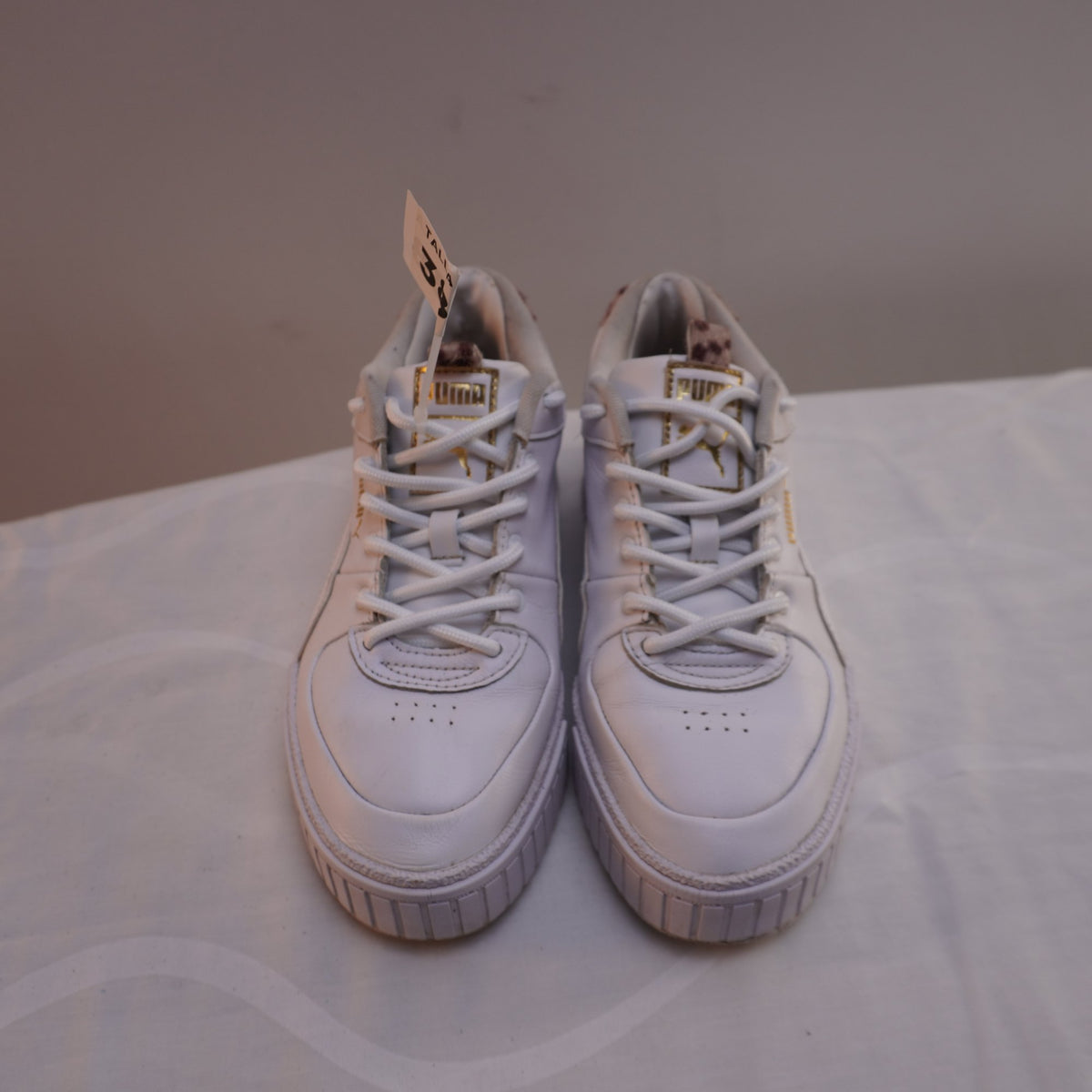 Zapatillas Puma para Mujer Usadas - Blanco, Talla 38