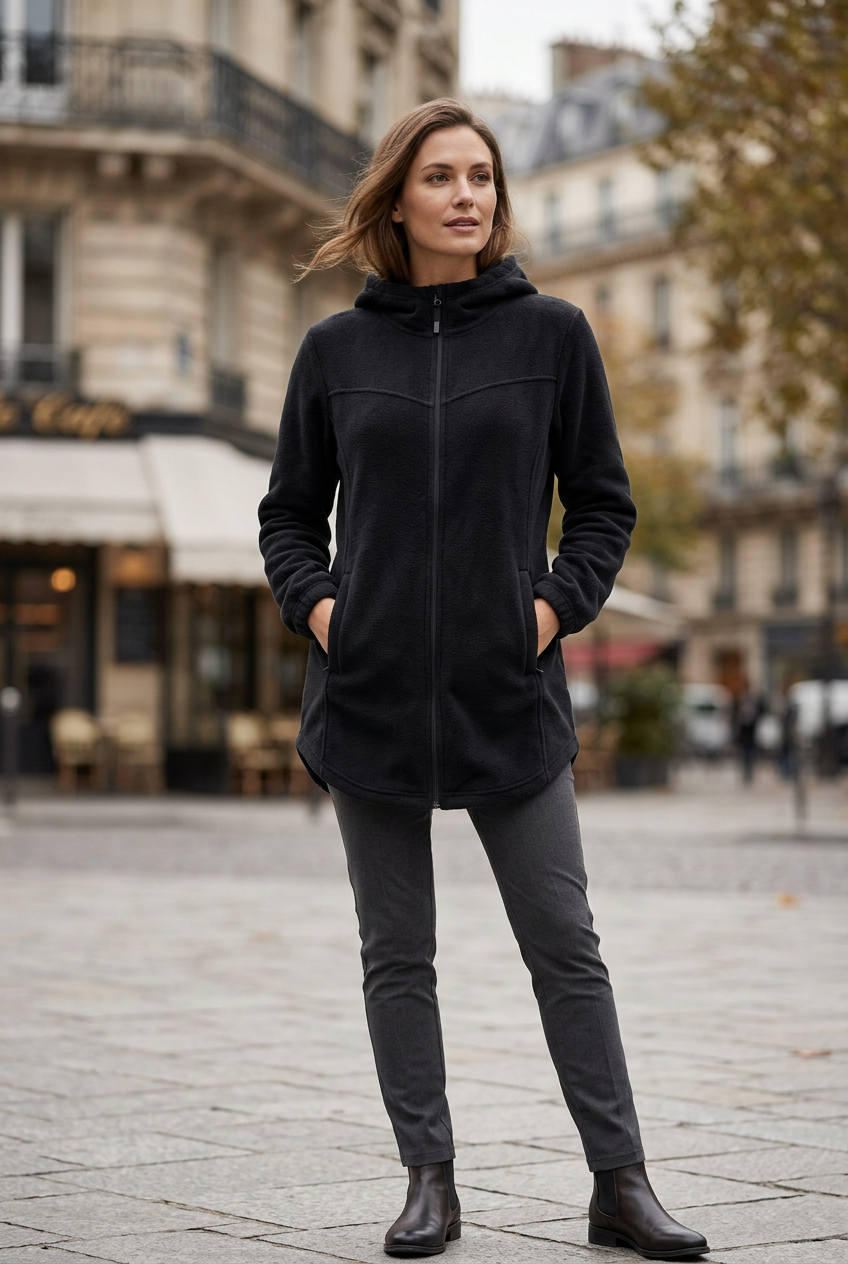 Sudadera con Capucha Mofiz para Mujer Usada - Negra, L