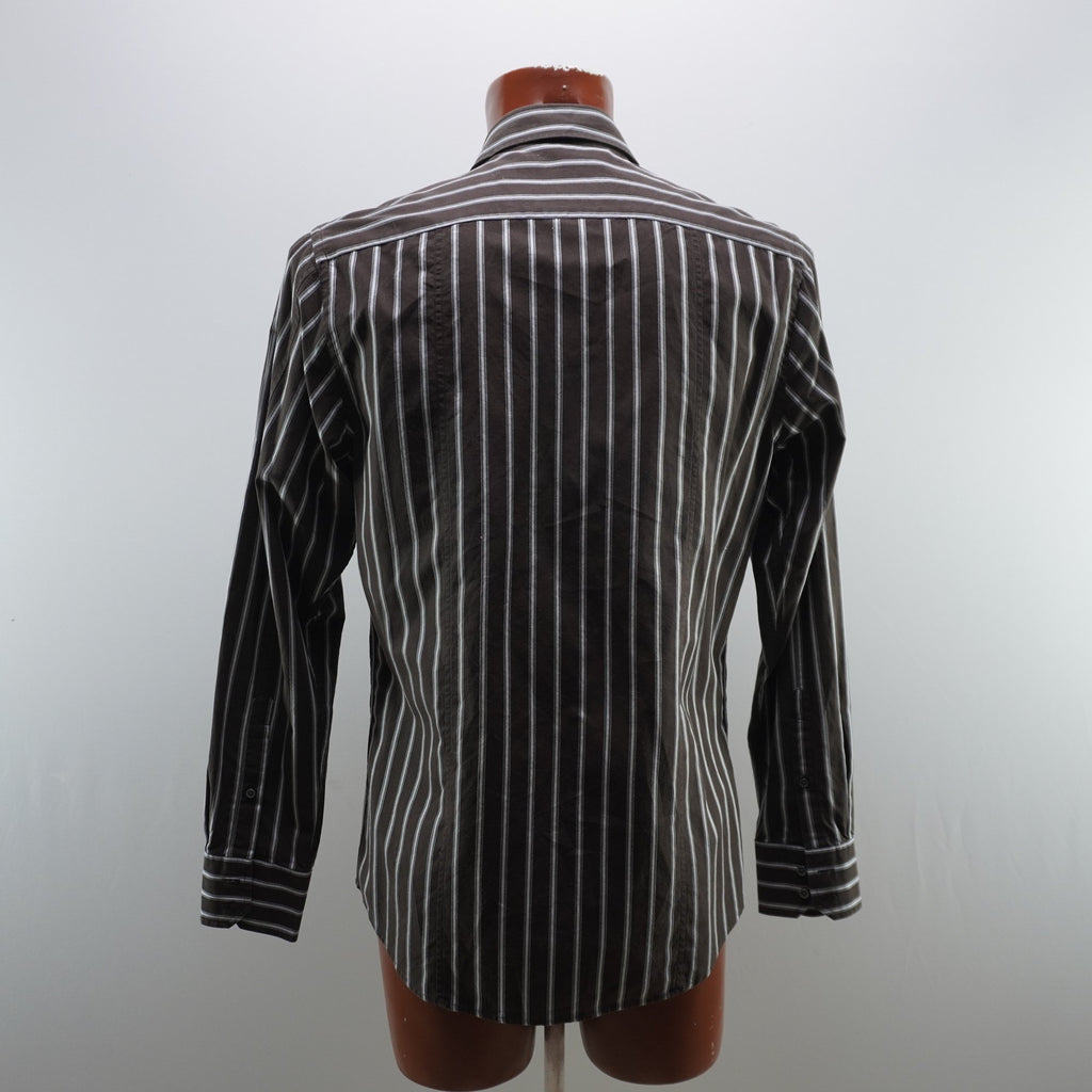 Camisa de Vestir Springfield para Hombre Usada - Marrón, Mediana (M)