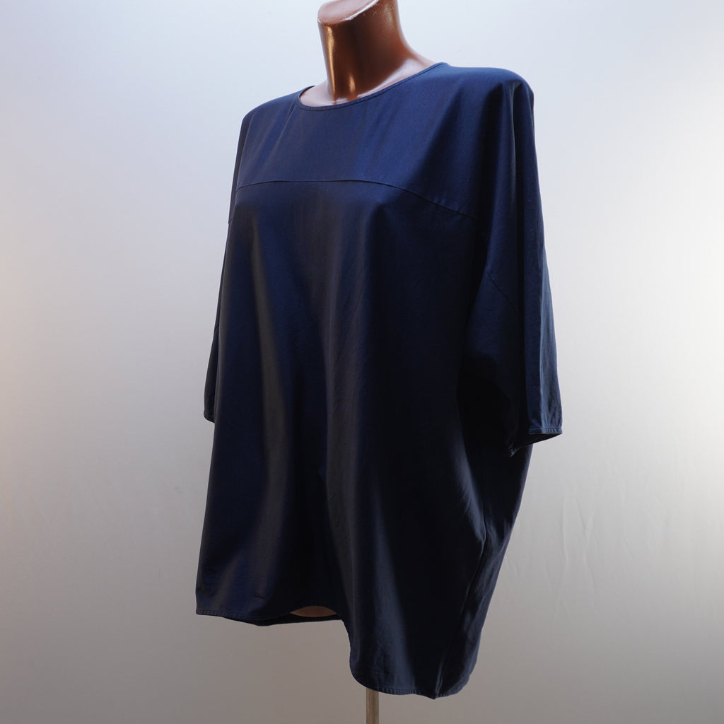 Camiseta de Manga Corta Cos para Mujer Usada - Azul Marino, L