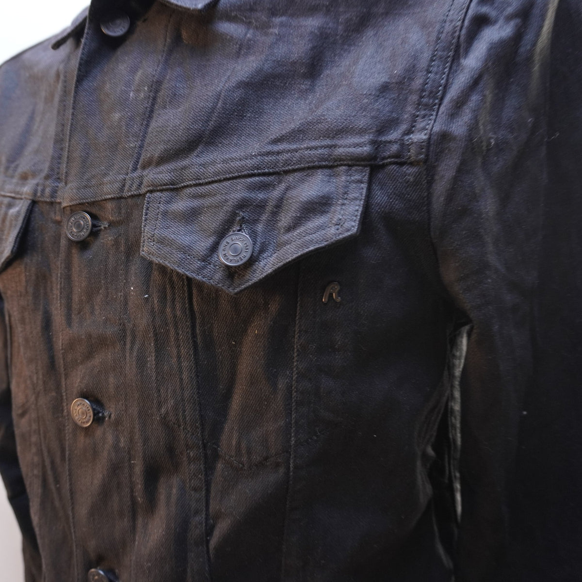 Cazadora Vaquera Replay para Hombre Usada - Negra, L