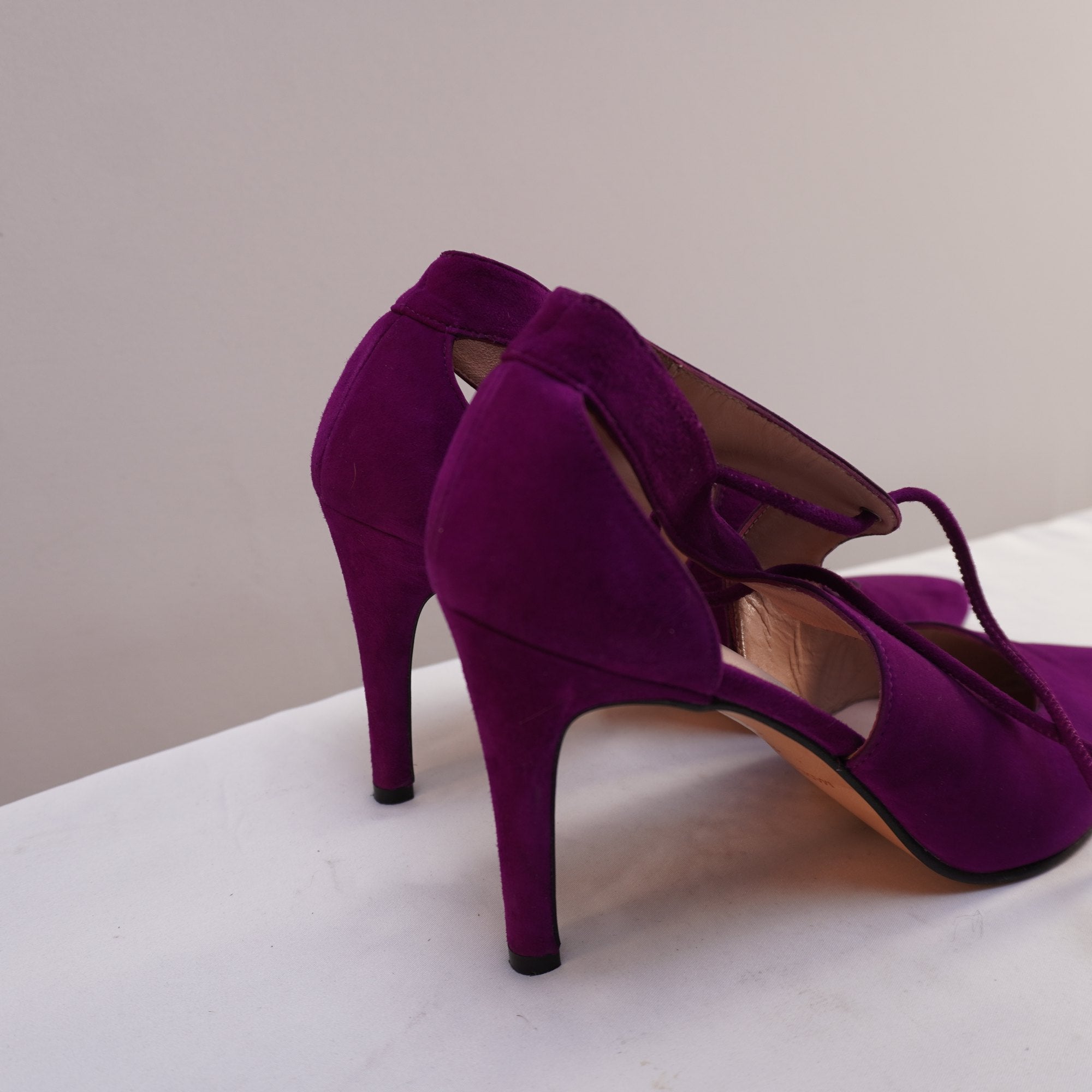 Tacones Joni para Mujer Usados - Púrpura, Talla 39