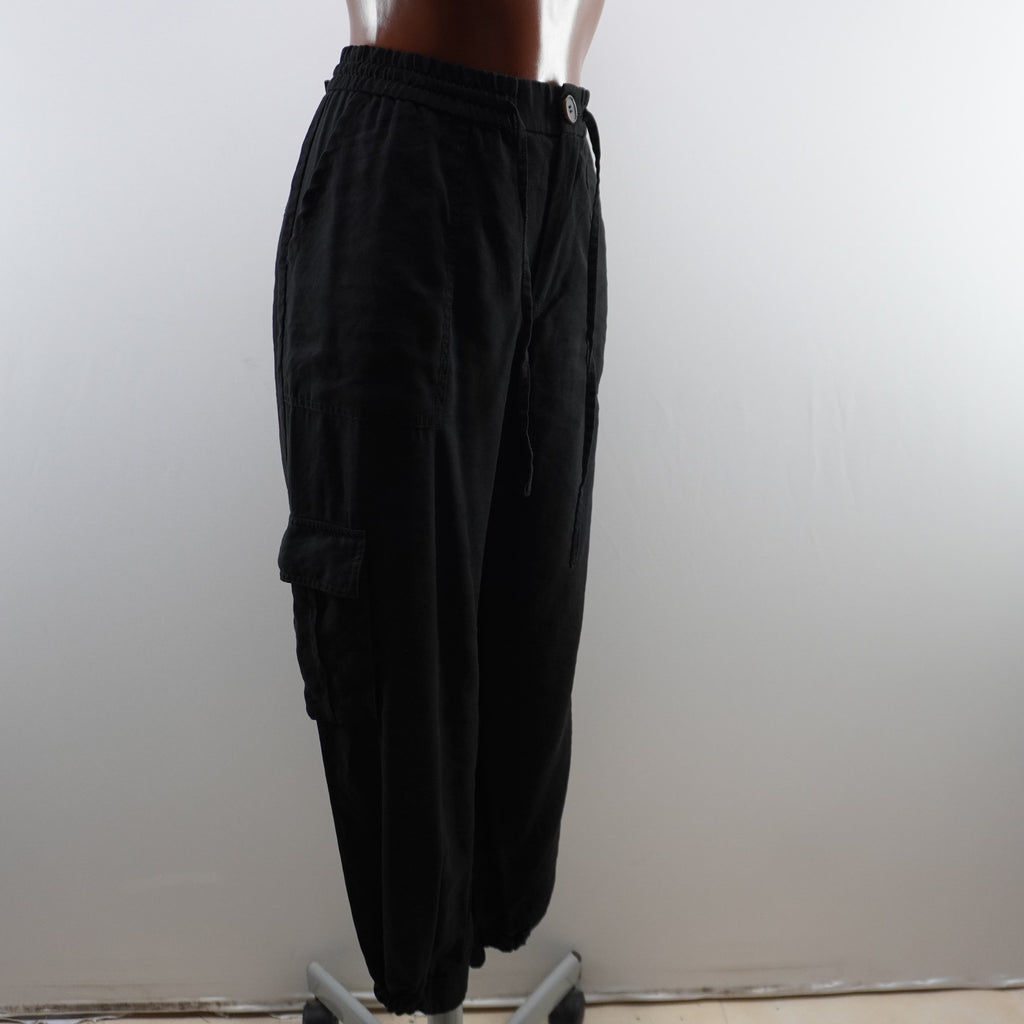 Pantalones Tipo Cargo Zara para Mujer Usados - Negro, M