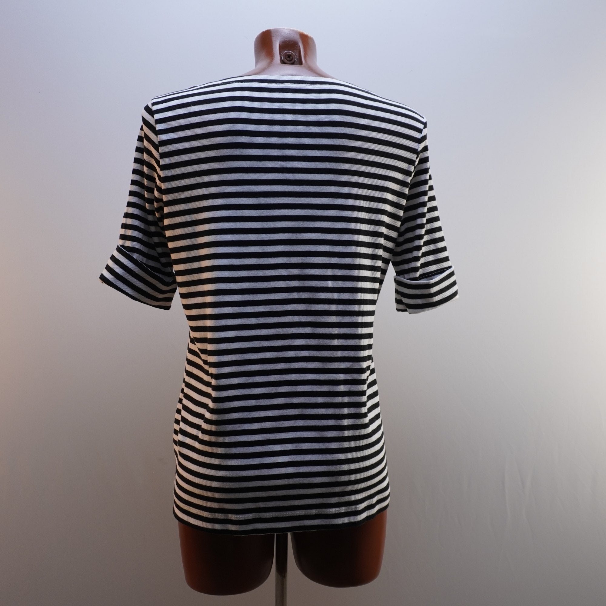 Camiseta de Manga Corta Heards para Mujer Usada - Blanca, XXL