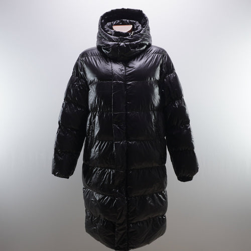 Parka Italian Style para Mujer Nueva con Etiquetas - Negra, L
