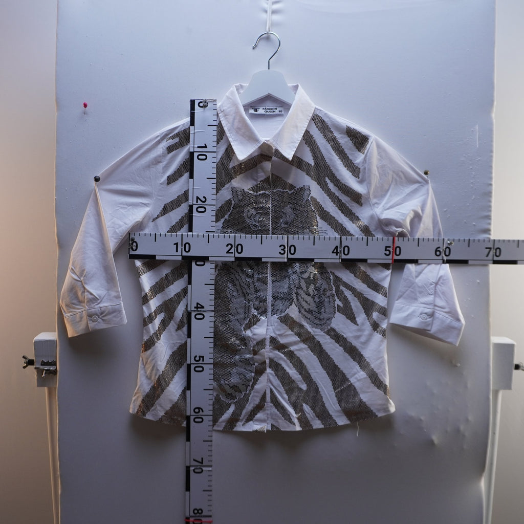 Camisa de Vestir Fashion Queen para Mujer Usada - Blanca, L