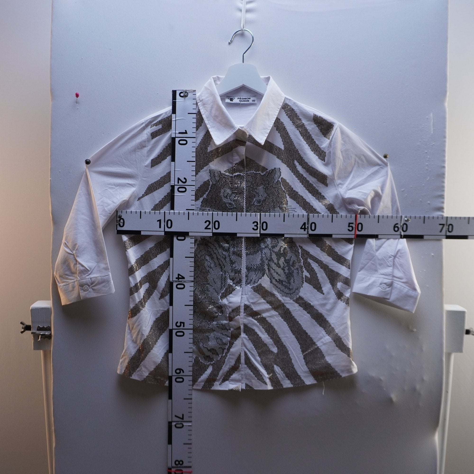 Camisa de Vestir Fashion Queen para Mujer Usada - Blanca, L