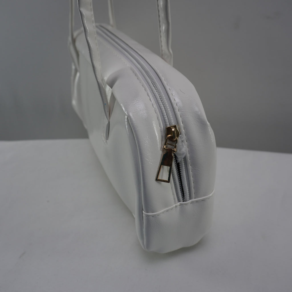 Bolso Baguette Blanco para Mujer Nuevo con Etiquetas