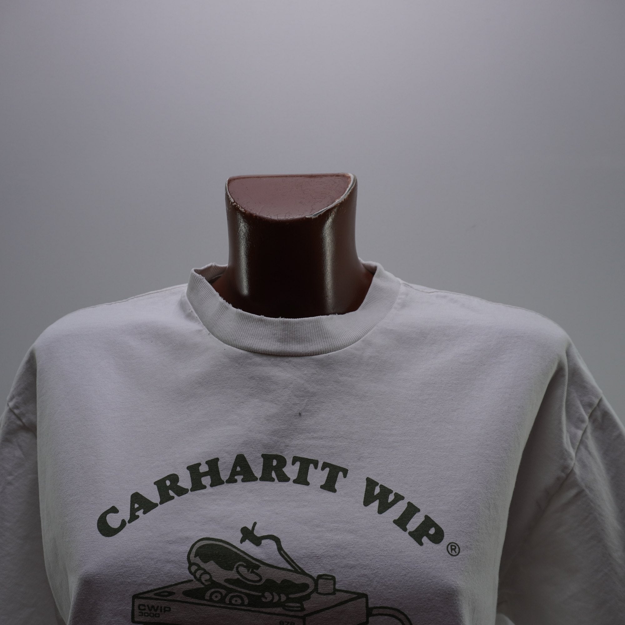 Camiseta de Manga Corta Carhartt para Hombre - Blanca, M, Usada en Muy Buen Estado