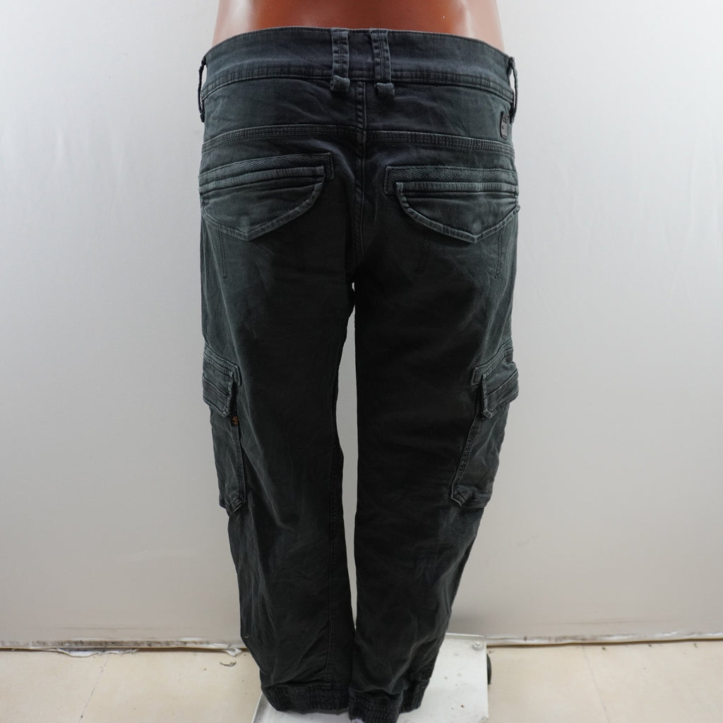 Pantalones para Correr Alpha Industries para Hombre - Negros, L, Usados en Muy Buen Estado
