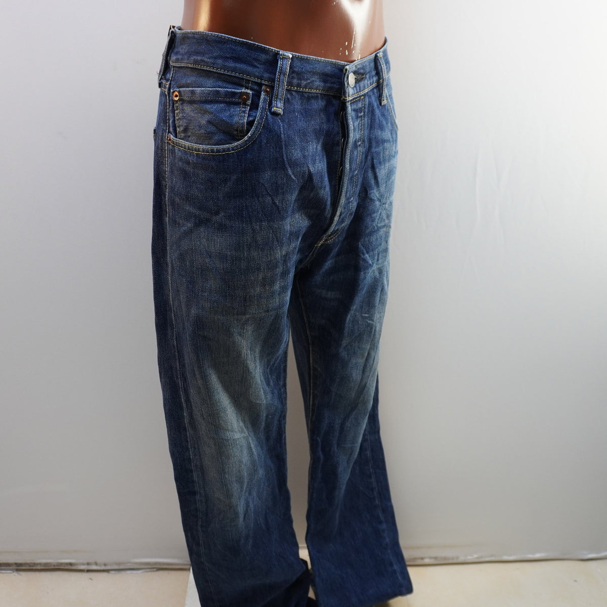 Vaqueros Levi's para Hombre Usados - Azul, Grande (L)