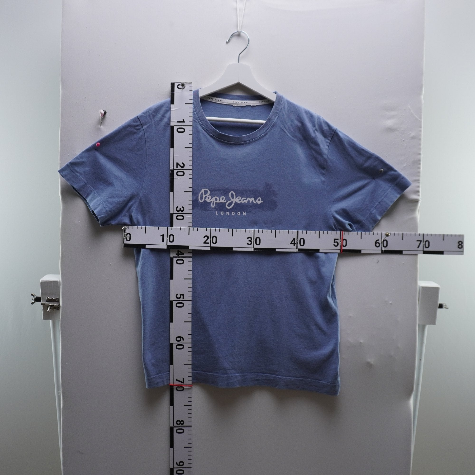 Camiseta de Manga Corta Pepe Jeans para Mujer Usada - Azul, L
