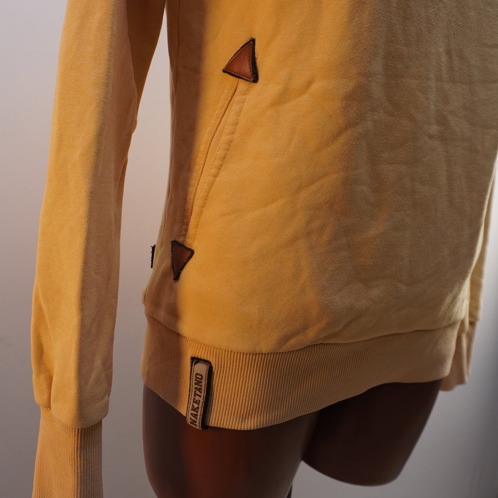 Sudadera con Capucha Naketano para Mujer Usada - Amarilla, M
