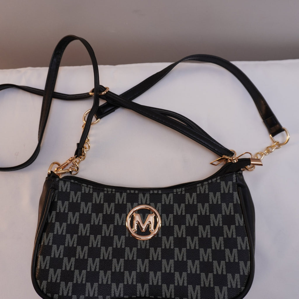Bolso Baguette Negro para Mujer Usado - Muy Buen Estado