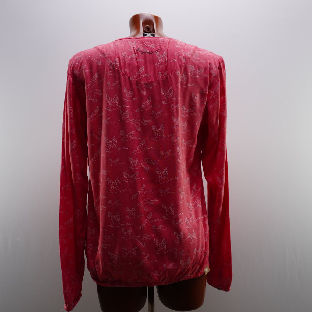 Camiseta de Manga Corta Ragwer para Mujer Usada - Roja, L