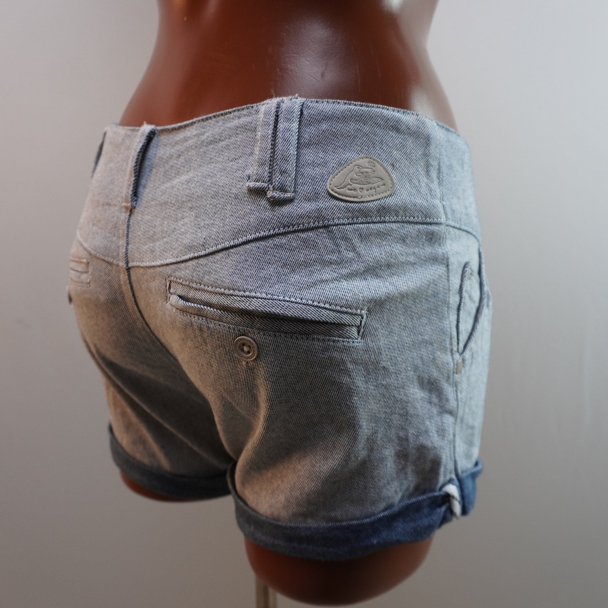 Pantalones Cortos Vaqueros Ragwer para Mujer Usados - Gris, S