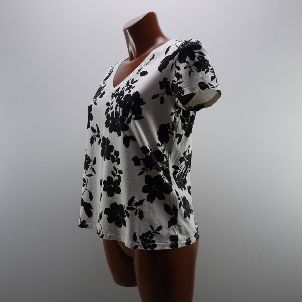 Camiseta de Manga Corta Hall Hubber para Mujer - Blanco, M (Usada en muy buen estado)