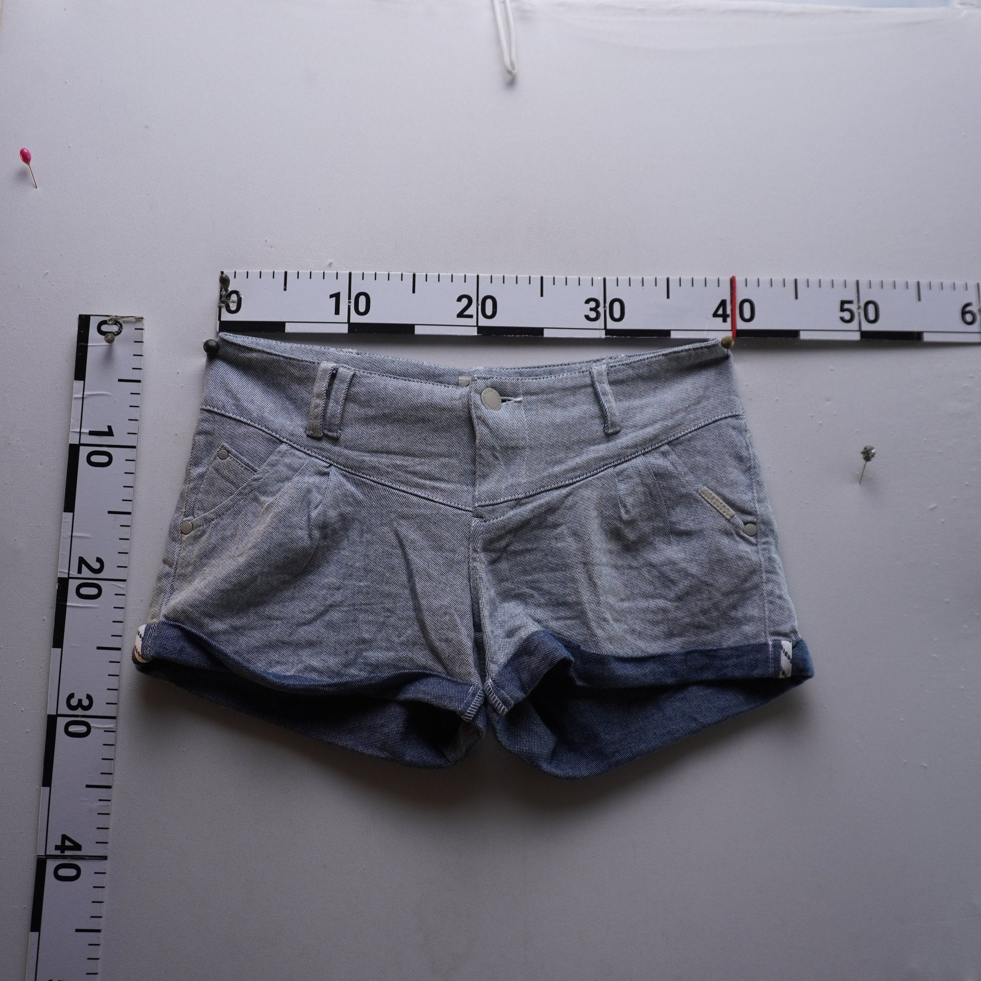 Pantalones Cortos Vaqueros Ragwer para Mujer Usados - Gris, S