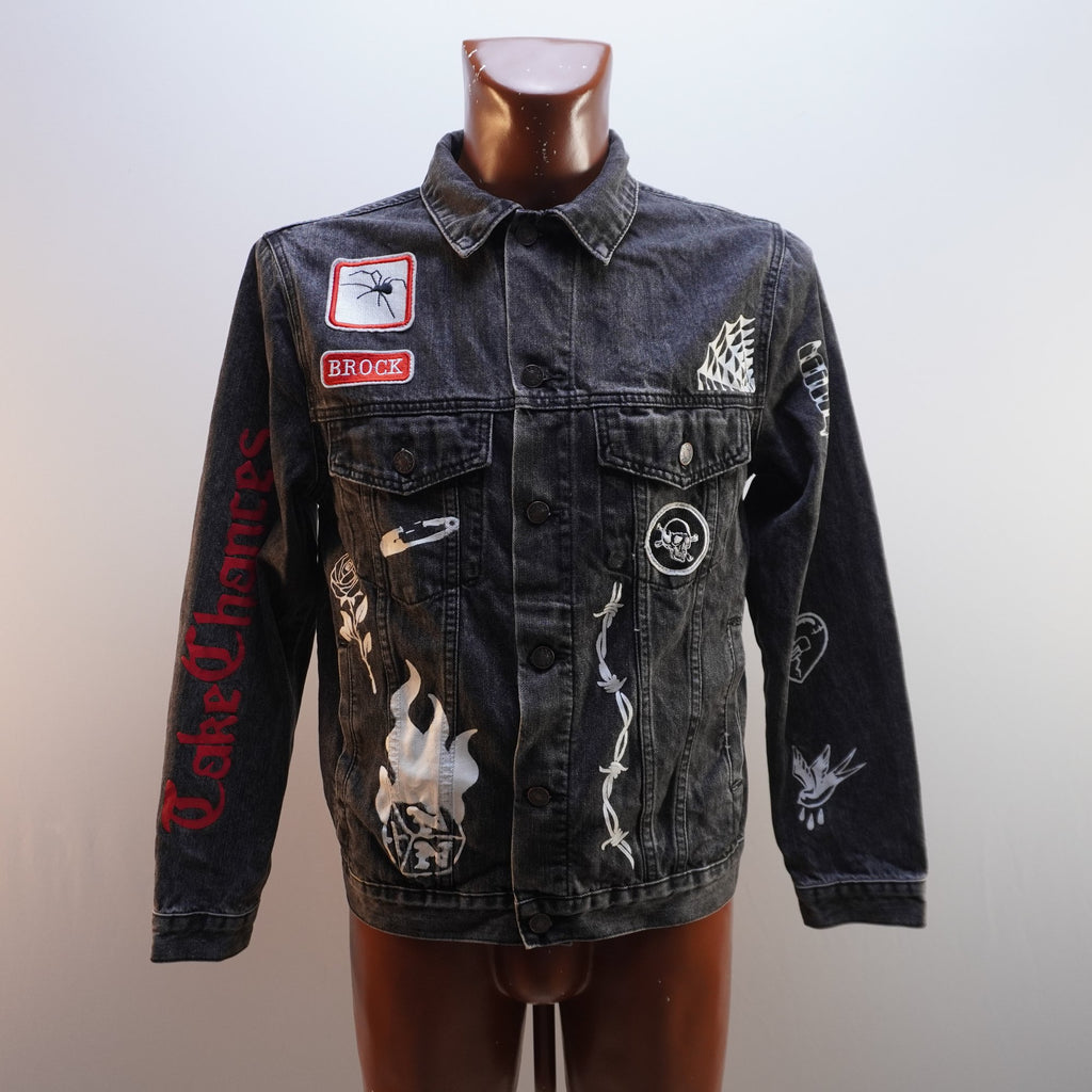 Sudadera con Capucha Colby Brock para Hombre Usada - Negra, Pequeño (S)